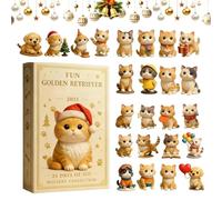 24 Days Cute Cat Countdown Calendar | 2025 Christmas Cat Ornament Advent Countdown | 2D Acrylique Christmas Tree Decor For Home Living Room Family Adults Kids Vacation Holiday