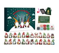 24 Days Gnome Gem Painting Kit Christmas Countdown