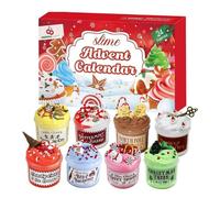 24 Days Of Slime And Kit Christmas Countdown Calendar Butter Stress Relief Toys