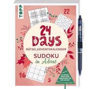 24 DAYS RÄTSELADVENTSKALENDER - Sudoku im Advent: Über 150 Sudokos: Rätseln bis es Weihnachten wird. Direkt loslegen mit FriXion Clicker von PILOT - dem radierbaren Tintenroller!