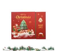 24 Days Refillable Countdown Container Christmas Calendar Empty B