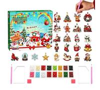 24 Days Sparkling Rhinestone Painting CraftCountdown To Christmas Calendar