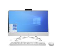 PC Tout en un HP 24-df0079nf 23.8" AMD Athlon Silver 8 Go RAM 1 To SATA Blanc neige Blanc neige G
