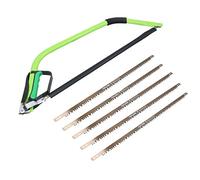 24" en bois de sciage Scie à archet de branches d'arbres-doigts + 6 lames