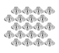 24 Ensembles Fixations Métalliques à Bouton Tournant avec Vis, Verrou | Métal Galvanisé, Résistance à Corrosion, Installation Rapide, pour Bâches, Housses de Grill et Mobilier