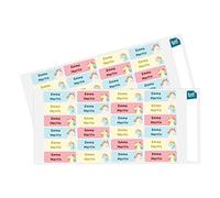 24 Étiquettes Thermocollantes - Personnalisées pour Vêtements (avec fer) - Licorne 2