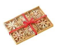 24 Étoiles en Paille pour Sapin de noël [Infactory]