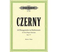 24 exercices à cinq doigts Op. 777 pour piano