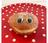 24 fabuleux yeux comestibles en sucre : 6 bleus, 6 bruns, 6 jaunes et 6 yeux verts