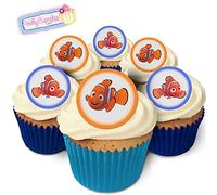 24 Fabulous Edible Pre-Cut Pre-cut Wafer Cake Toppers: Nemo