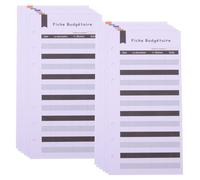 24 Feuilles Budget Françaises A6 Planificateur Français