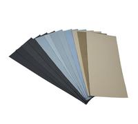 24 feuilles de papier de verre ultra-fin 1000 à 20000 grains, papier abrasif 12 grains assortis de qualité supérieure pour usage sec ou humide, 22,9 x 8,3 cm pour le ponçage du bois, du métal ou de