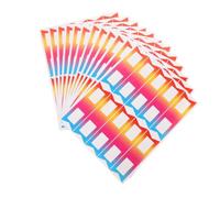 24 Feuilles Étiquettes Inscriptibles pour Crayons, Papier