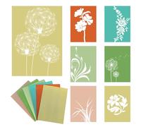 24 feuilles papier cyanotype A5 couleurs variées, papier solaire haute sensibilité pour la photographie DIY, l'éducation scientifique et les projets créatifs