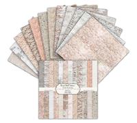 24 Feuilles Papier Scrap Double face, 15,2 x 15,2cm, 24 Designs Papier pour Scrapbooking, à Motif Papiers, Papiers décoratifs pour Fournitures de journal intime (Rouge et Gris, 6 Inch)