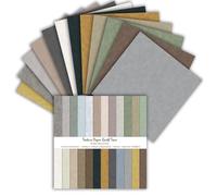 24 Feuilles Papier Scrap Double face, 15,2 x 15,2cm, 24 Designs Papier pour Scrapbooking, à Motif Papiers, Papiers décoratifs pour Fournitures de journal intime (Gris, 6 Inch)