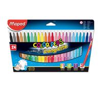 24 feutres color peps long life