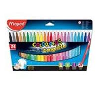 Maped Étui de feutres COLOR'PEPS – 24 assortis – Moyen