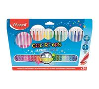MAPED Etui de 24 Feutres COLOR'PEPS Assortis Moyen