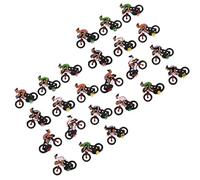 24 Figurines Cyclistes Miniatures Échelle Ho 1/87 pour Diorama Paysage Modélisme Ferroviaire DIY Décoration