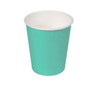 Générique Best Products - 24 GOBELETS Carton BIODÉGRADABLE 20CL Aquamarine