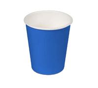 24 GOBELETS CARTON BIODÉGRADABLE 20CL BLEU