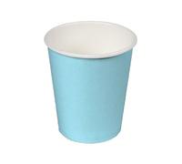 24 GOBELETS CARTON BIODÉGRADABLE 20CL BLEU CLAIR