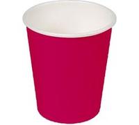 24 gobelets carton biodégradable 20cl fuchsia - bestgreen 10628 Rose G