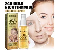 24 Gold Foil Anti-Rides Spray Lifting Fades Fine Lines Raffermissant Peau Hydratant Essence