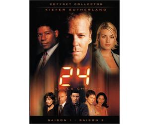 24 Heures chrono : L'Intégrale Saison 1 + 2 - Coffret Collector 13 DVD langue anglaise