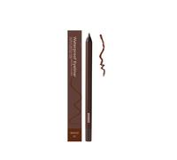24 heures d'eye-liner imperméable duo crayon pour les yeux aiguisable, 2 po eyeliner et crayon à sourcils, pas de macultes, de décoloration, lisse et facile à colorer (bronze)