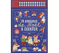 24 histoires de Noël à écouter - Recueil d'histoires de Noël avec 24 histoires à écouter - Livre avec un boitier sonore rechargeable USB-C À partir de 2 ans - LIVRE SANS PILES ET RECHARGEABLE EN USB