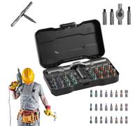 24 in 1 DlY Screwdriver Set Magnetic Compact and Portable Ratchet Screwdriver, 24 in 1Household Ratcheting Screwdriver Set,Screwdriver Magnetic Compact for Versatile Use, Home & DIY Project (1 Set)