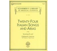 24 Italian Songs & Arias Of The 17th & 18th Centuries Book/Online Audio