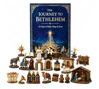 24 Jours Calendrier De L’Avent En Acrylique Crèches De Noël Ensemble De Bet | Calendrier De Compte À Rebours De 24 Jours : vivez chaque jour la marche vers Bethléem en découvrant 1 figurine en acrylique.