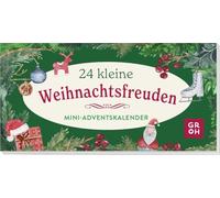 24 kleine Weihnachtsfreuden: Mini-Adventskalender | Liebe Wünsche und Zitate im Hosentaschenformat, ideales Advents- und Wichtelgeschenk oder für selbst gemachte Adventskalender