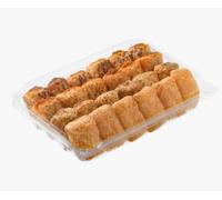 24 mini bouchées salées assorties Barquette de 24 unités pack de 2