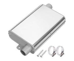 24 mm Abgasschlauch Schalldämpfer,Silencieux d'échappement pour chauffage auxiliaire 24 mm En alliage d'aluminium Droit Pour chauffage diesel Hea