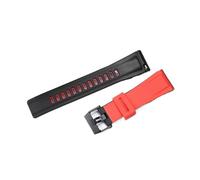 24 mm for homme en caoutchouc sport étanche for Casio GA2000/GA-2000-1A2(Red Black)