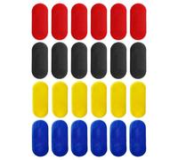 24 Morceaux De Coups De Cheveux Ovales, Surfaces De Cheveux Sans Marque Auto-Adhésives, Accessoires De Coiffure, Outils Haarfix.