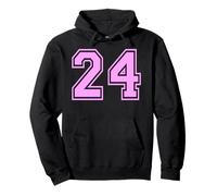 24 numéro Vingt-Quatre Sports Universitaire Fille Assortie Sweat à Capuche