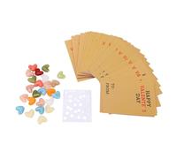 24 Pack Anniversary Love Card Cards de Saint Valentin avec des pierres en forme de coeur Plastic Fun Diy Valentines Cards d'échange pour les enfants Boys Girls Classroom School
