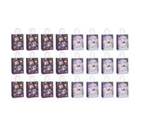 24 Pack Sacs Cadeaux d'Espace Extra-Atmosphérique Sac à Friandises avec Poignées Sac de Faveur de Fête Planète Galaxie Sac de Bonbons de Cosmos