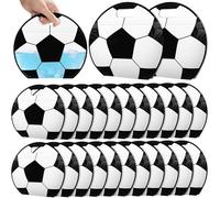 24 Pack Soccer Goodie, Bags Reusable Snack, Storage Bag Football Party, Favor Bag Sturdy Design, Cookie and Treat Bags for Kids Teens Adults Sports Outdoor Games School Events Tournaments Use
