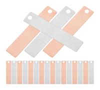 24 Paires Bandes D’électrode Cuivre Zinc pour Expérience, Électrodes | Cuivre et Zinc, Finition Multicolore Soignée, pour LED, Batterie Primaire, Atelier Créatif, Classe