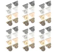 24 paires de boutons-pression en métal, fermeture à forte adhérence, argent, or, canon de fusil et bronze, avec attaches pour sacs, pour pochettes, vêtements et loisirs créatifs, sans couture