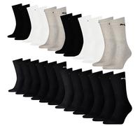 24 Paires Puma Chaussettes Cush Crew Sports Unisexe Tennnis/Casual