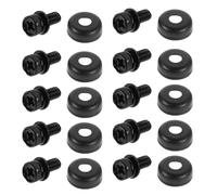 24 Paires Vis de Fixation pour Tambour avec Rondelle Métal | Pièce D’assemblage Précise, Stabilité D’accord Fiable, Renforcée, pour Drum Lug et Caisse Claire