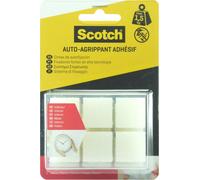24 Pastilles agrippantes adhésives transparent intérieur SCOTCH L.2.2 x l.22 mm