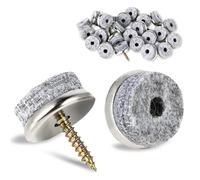 24 Patins Chaise, Ø 22mm, Tampon Chaise, Pied de Chaise, Tampon de Chaise, Idéal pour Protéger Le Sol Dure, Installation Facile à Domicile